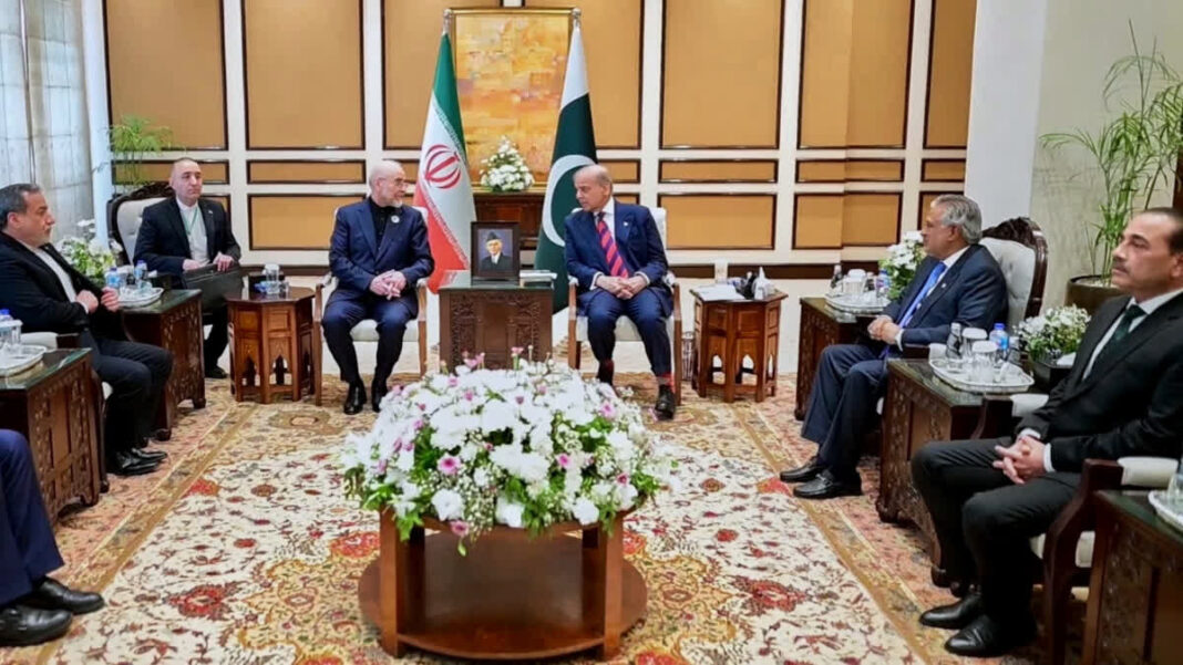 Shehbaz Sharif and Masoud Pezeshkian