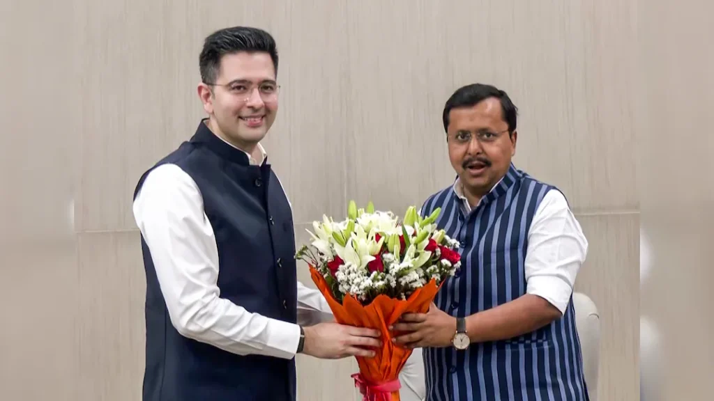 Raghav Chadha’s BJP Move Deepens AAP Crisis as Seven Rajya Sabha MPs Walk Out Raghav Chadha’s BJP Move Deepens AAP Crisis as Seven Rajya Sabha MPs Walk Out