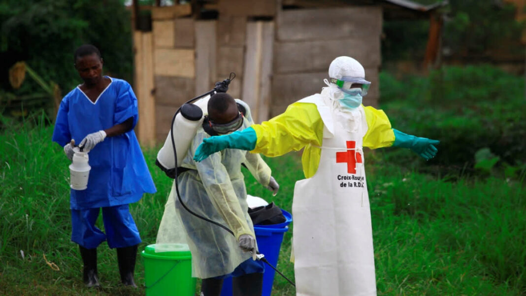 Healthcare workers in Congo