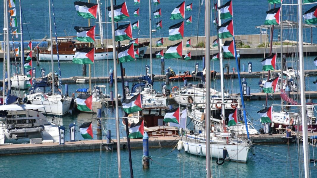 Vessels participating in the Global Sumud Flotilla (April 21, 2026)