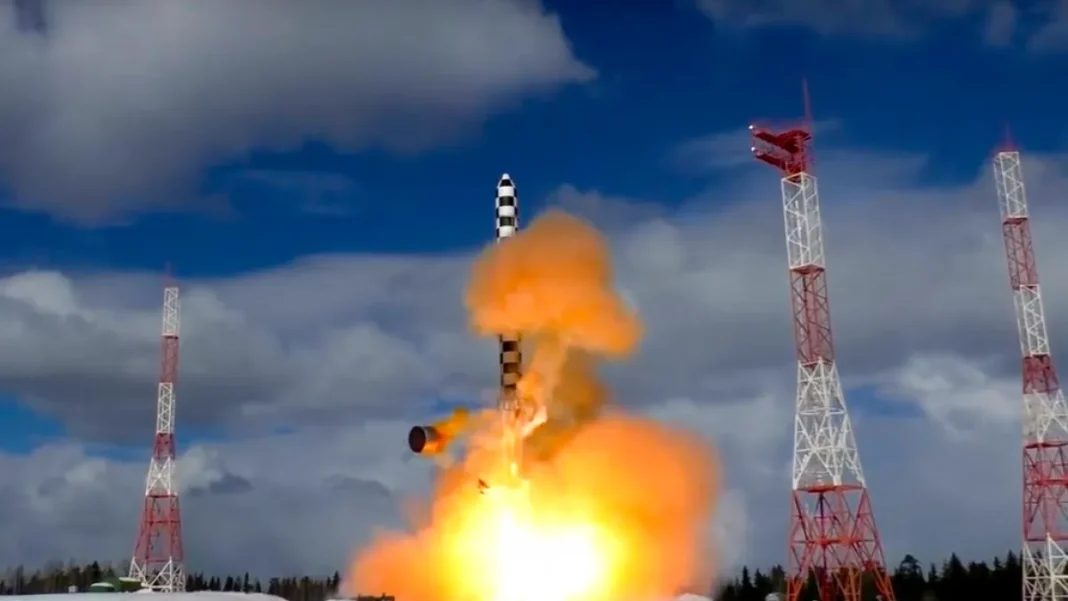 Sarmat's test-launch in 2018