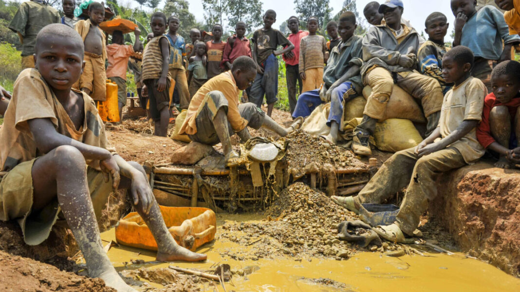 Gold mine in Congo