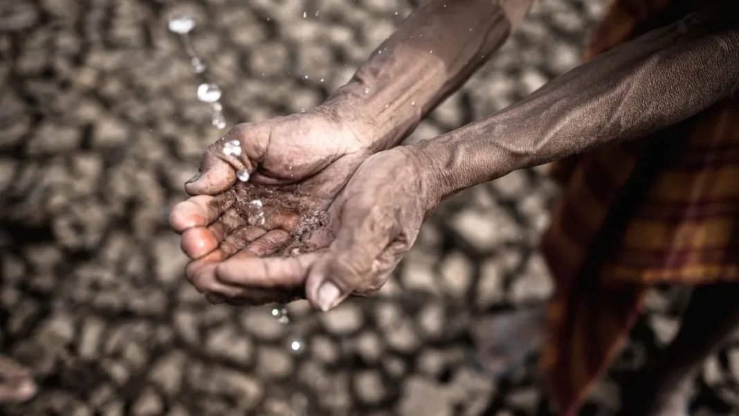Representative image of a water crisis