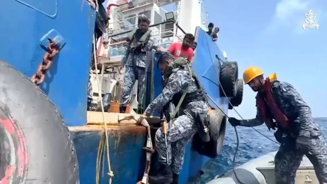 Pakistan Navy Helping MV Gautam