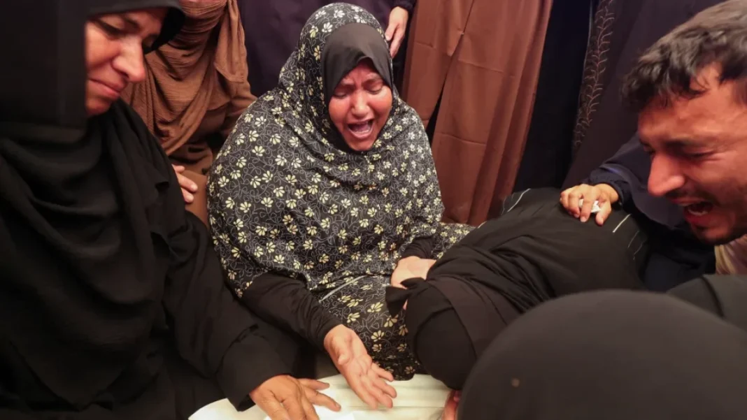 Family mourns ther death of a six-year-old girl killed by Israeli airstrikes