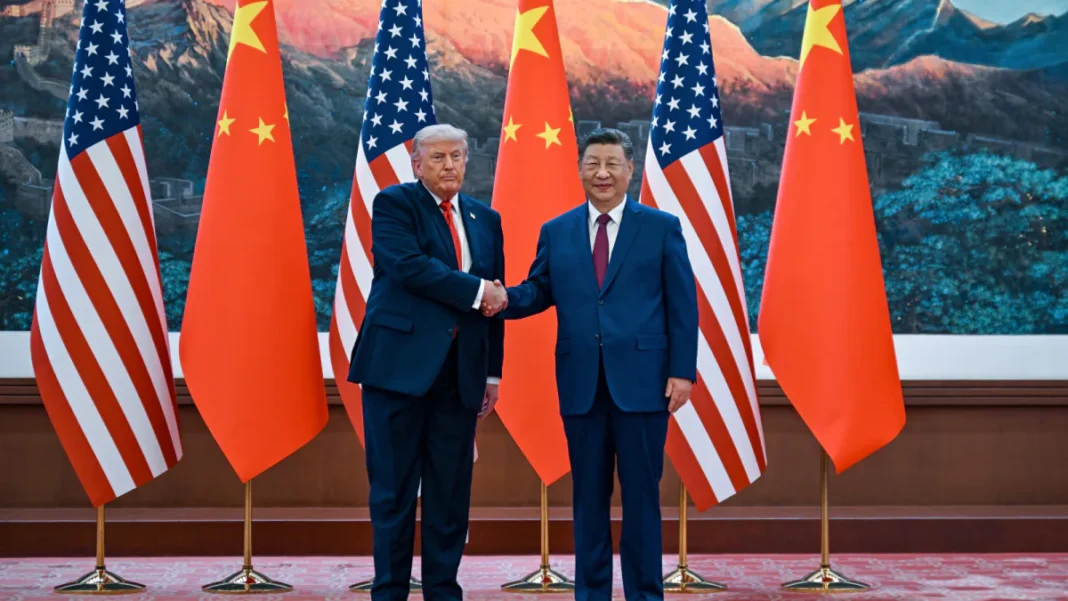 Donald Trump and Xi Jinping
