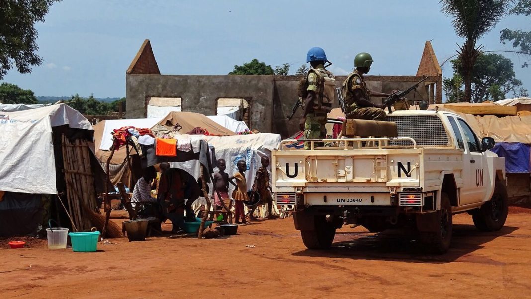 UN peacekeepers in the Central African Republic