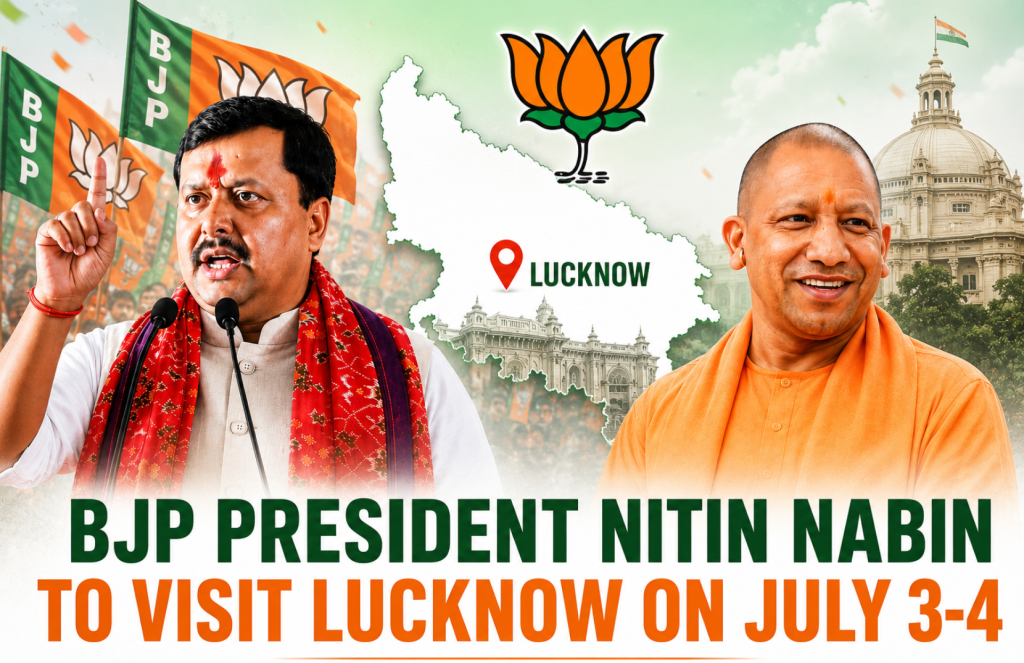 BJP UP In-Charge Nitin Nabin to Visit Lucknow to Review 2027 Assembly Elections Strategy BJP UP In-Charge Nitin Nabin to Visit Lucknow to Review 2027 Assembly Elections Strategy