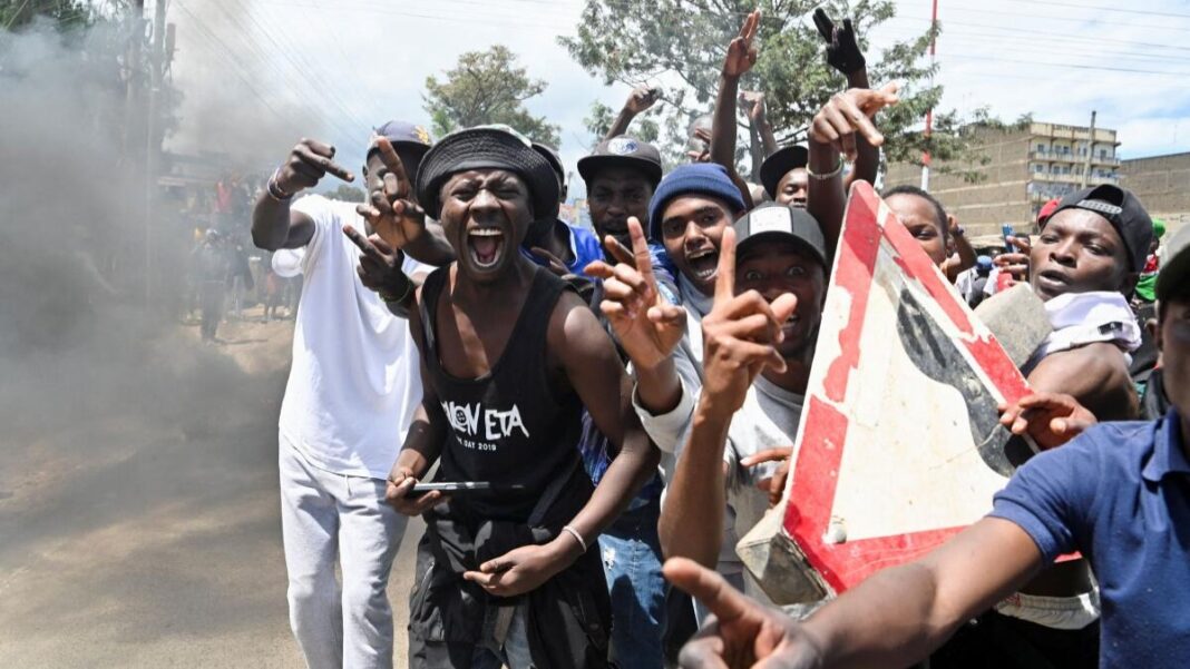 Protests against the U.S Ebola Facility in Kenya