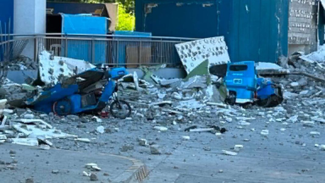 Aftermath of earthquake in Philippines