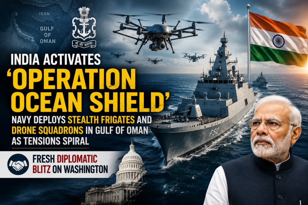 India Activates Operation Ocean Shield in Gulf of Oman India Activates Operation Ocean Shield in Gulf of Oman