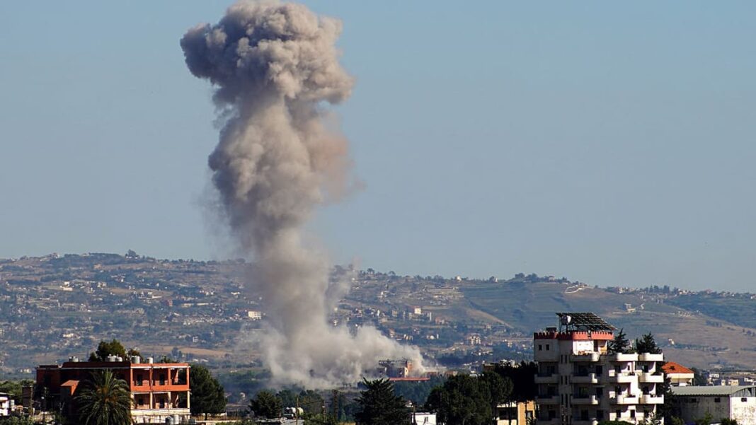 Israeli airstrike in southern Lebanon on June 4, 2026