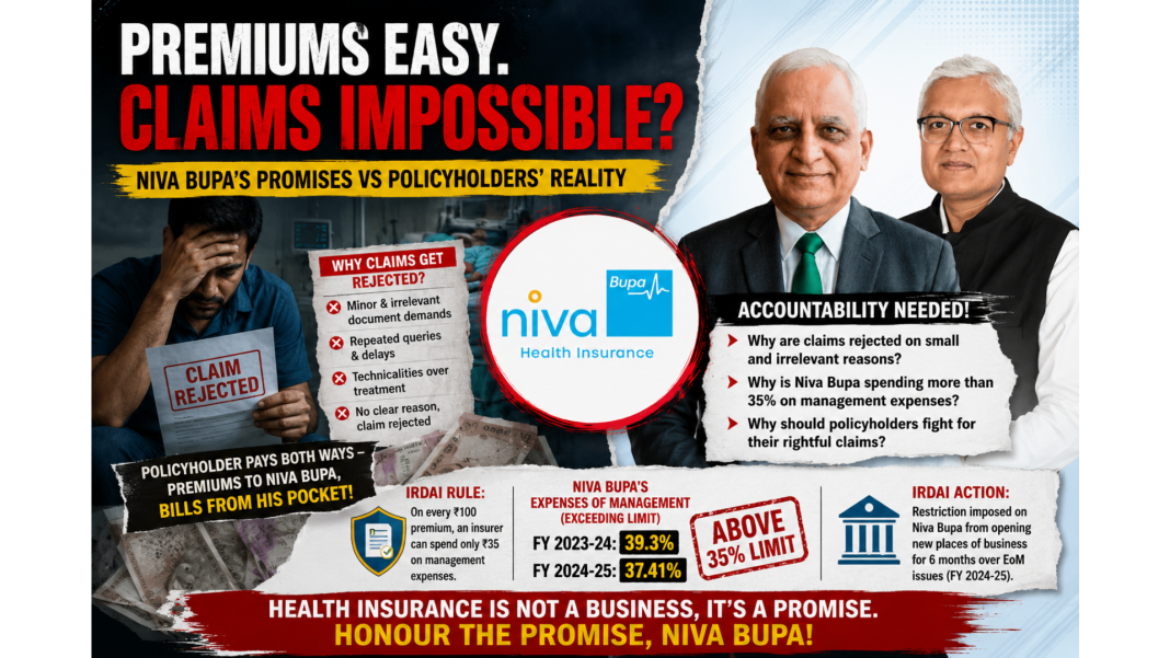 Pay the Premium, Then Fight for Your Claim? Niva Bupa’s Practices Under the Scanner