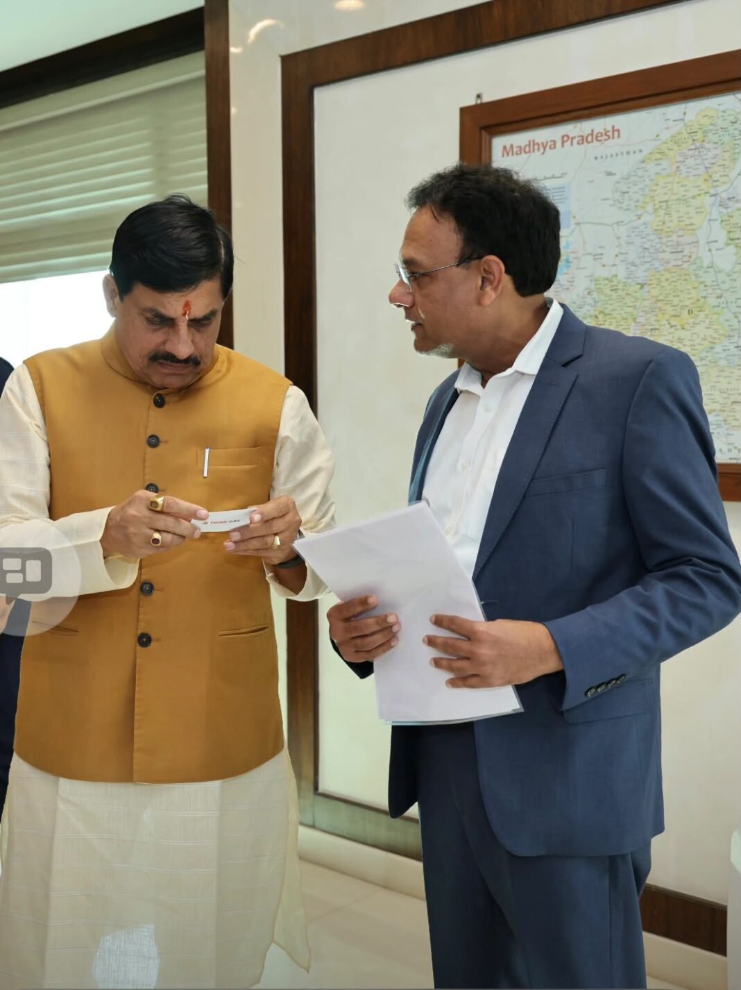 THINK Gas MD & CEO Meets Madhya Pradesh Chief Minister to Discuss VAT Reduction on Natural Gas