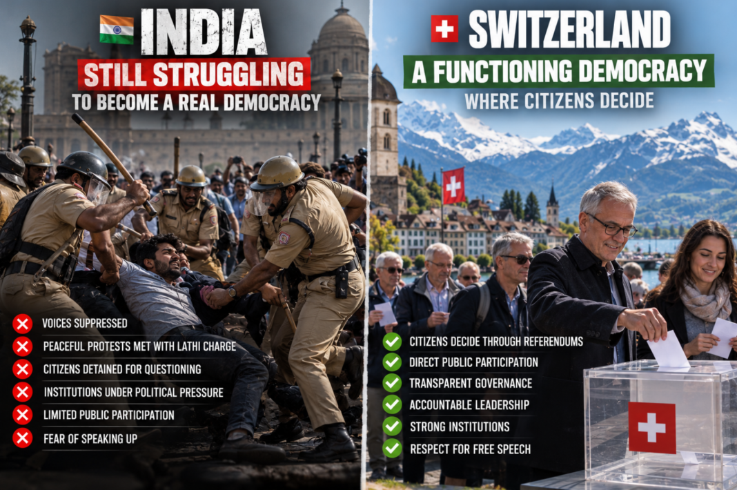 India vs Switzerland: Why India Still Struggles to Deliver the Full Promise of Democracy