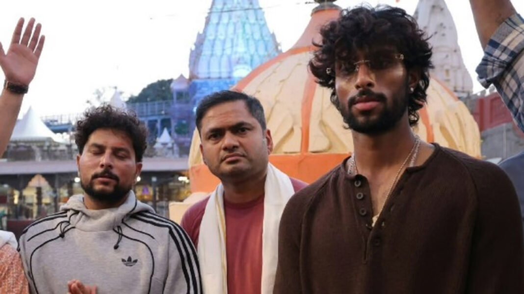Kuldeep Yadav, Tilak Varma Visit Mahakaleshwar Temple in Ujjain After India’s T20I Victory